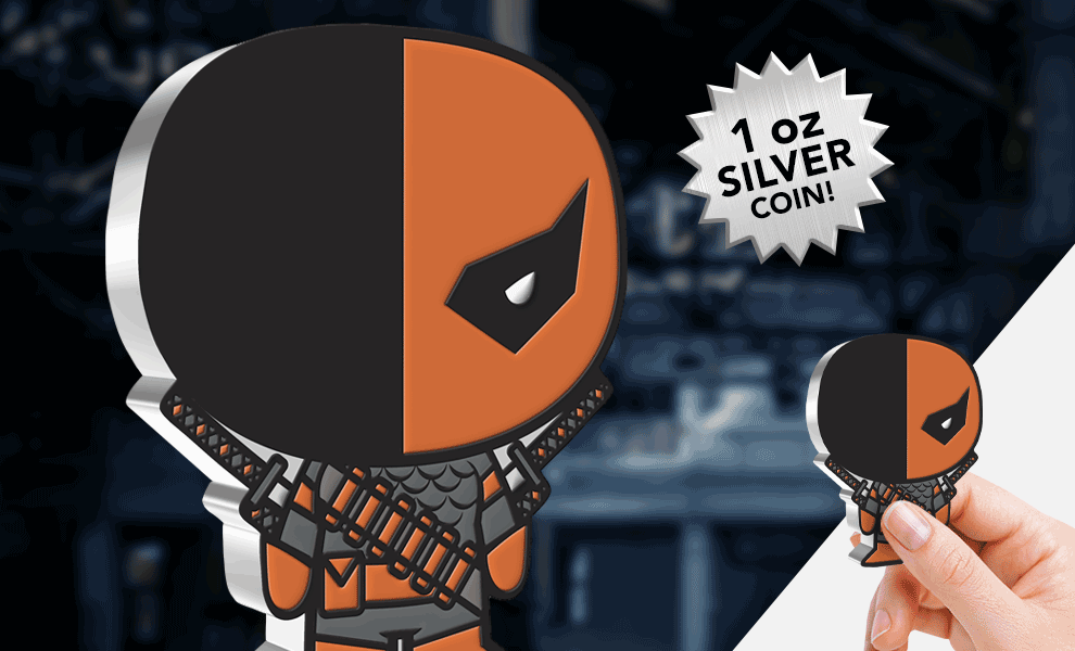 Gallery Feature Image of Deathstroke 1oz Silver Coin Silver Collectible - Click to open image gallery