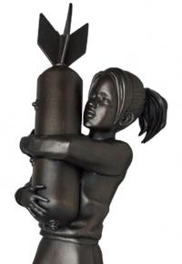 Gallery Image of Bomb Hugger Bronze Statue