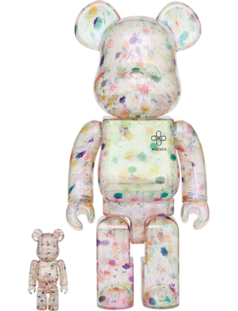 Medicom Toy Be@rbrick Anever 100% and 400% Bearbrick