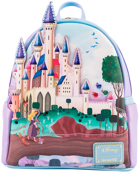 Loungefly Sleeping Beauty Castle Collection Mini Backpack Apparel