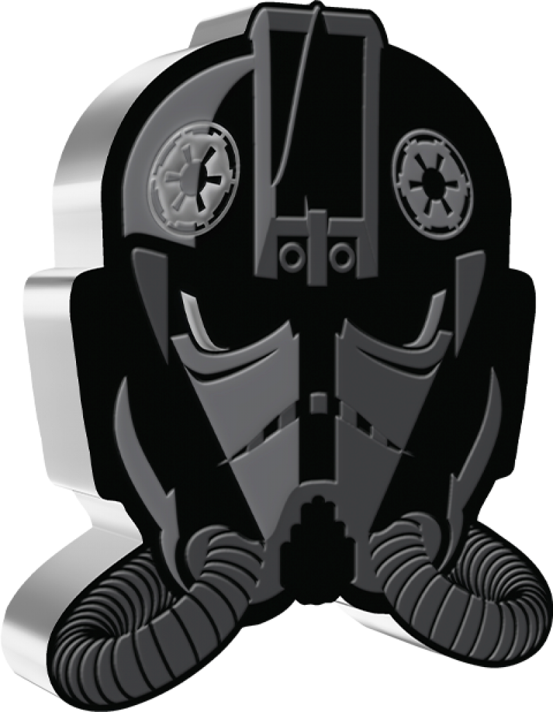 Imperial TIE Fighter Pilot 1oz Silver Coin Silver Collectible by New Zealand Mint