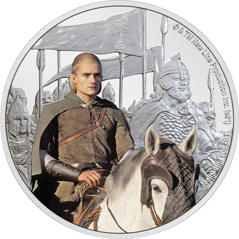 New Zealand Mint Legolas 1oz Silver Coin Silver Collectible