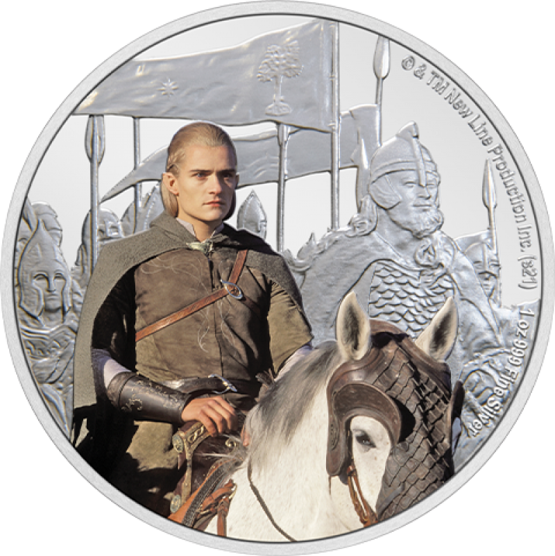 Legolas 1oz Silver Coin Silver Collectible by New Zealand Mint
