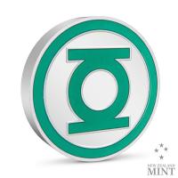 Gallery Image of Green Lantern Logo 1oz Silver Coin Silver Collectible