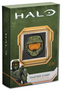 Gallery Image of Master Chief Helmet 1oz Silver Coin Silver Collectible