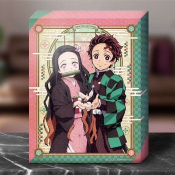 Demon Slayer Nezuko Tanjiro Kamado Picture Card Art Board 2 Set