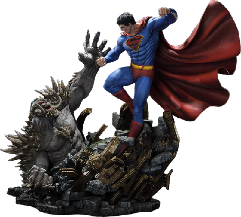 Superman VS Doomsday (Deluxe Bonus Version) Statues by Prime 1 Studio