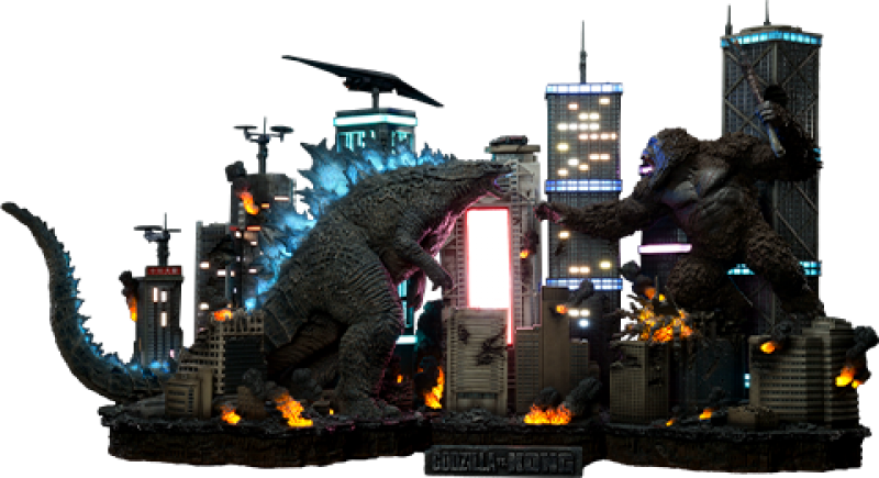 Godzilla vs Kong Final Battle Diorama