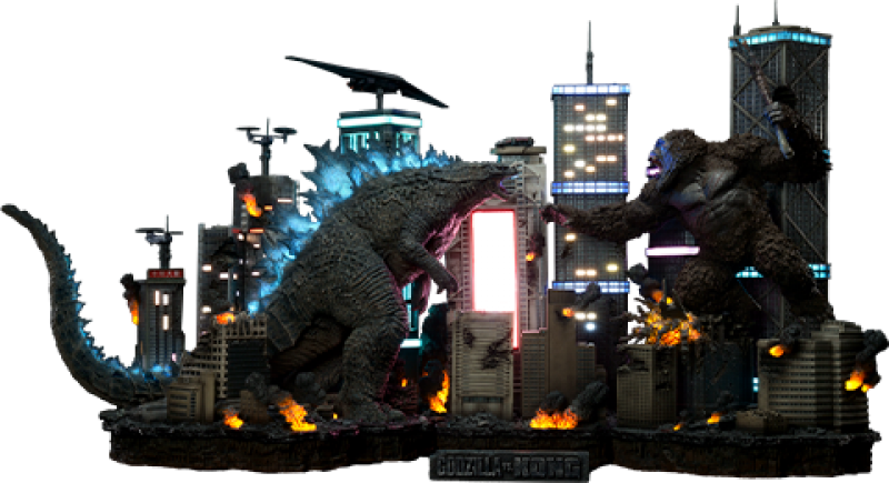 Godzilla vs Kong Final Battle Diorama by Prime 1 Studio