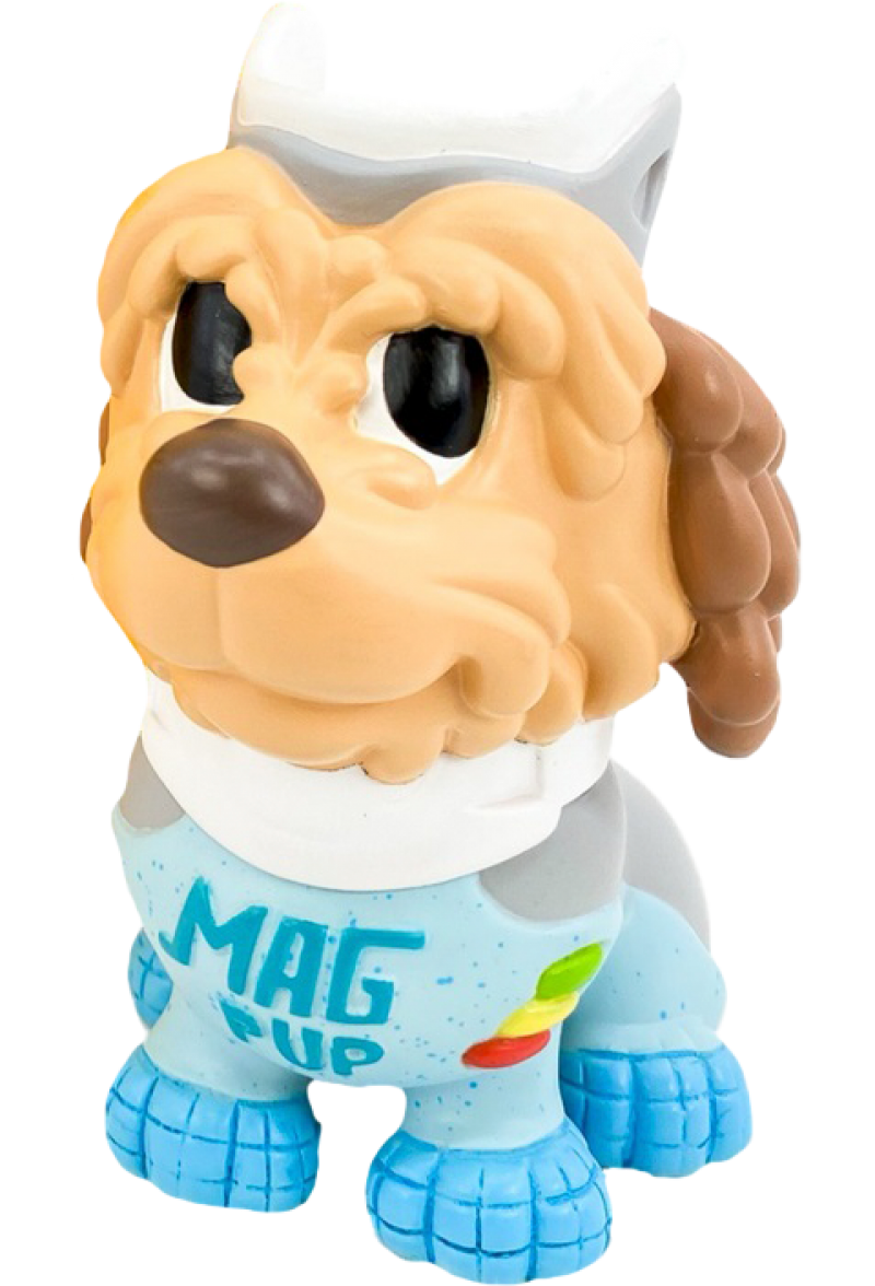 Einstein Mag Pup Vinyl Collectible by 3D Retro