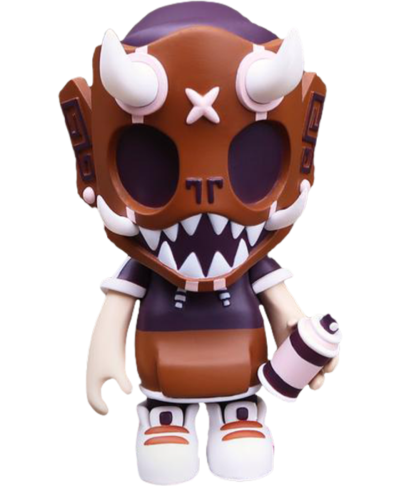 Puck Little Painter (Sandwalker Edition) Vinyl Collectible by Strangecat Toys