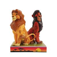Gallery Image of Simba and Scar Figurine