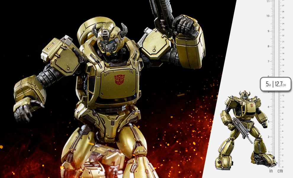 Gallery Feature Image of Bumblebee MDLX (Gold Edition) Collectible Figure - Click to open image gallery