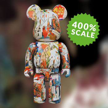 BE@RBRICK Andy Warhol × BASQUIAT #4 400％