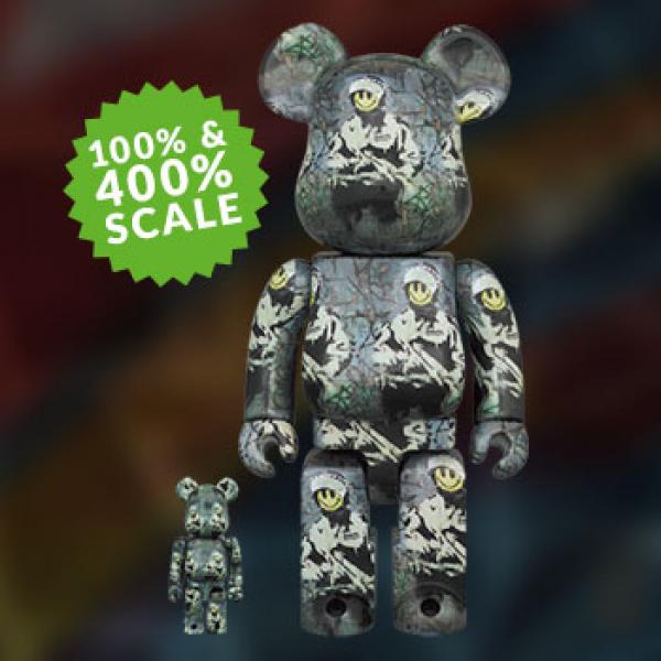 Be@rbrick Riot Cop 100％ and 400％