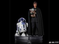Gallery Image of Luke Skywalker, R2-D2 and Grogu Statue