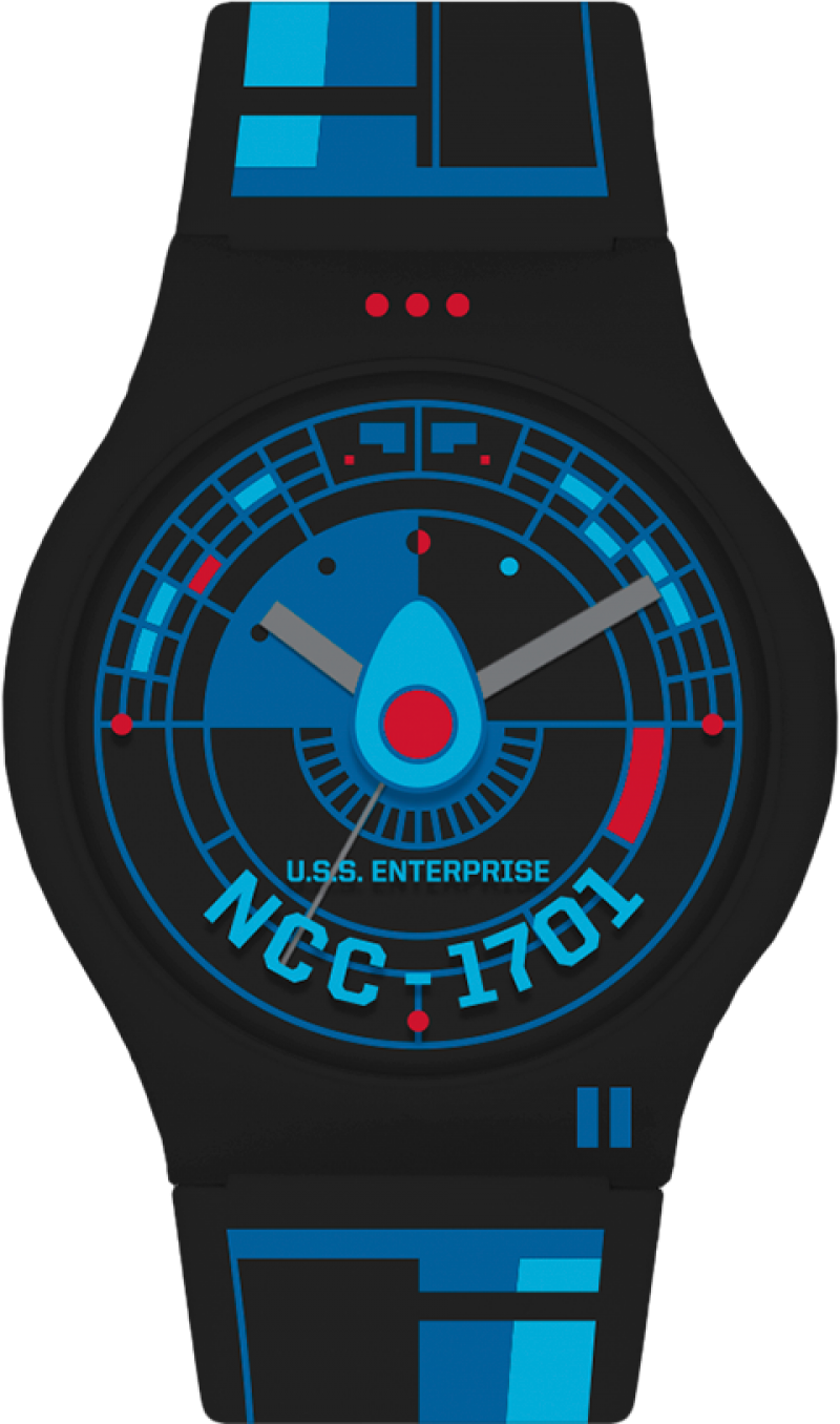 Star Trek U.S.S. Enterprise Black Watch Jewelry by Vannen