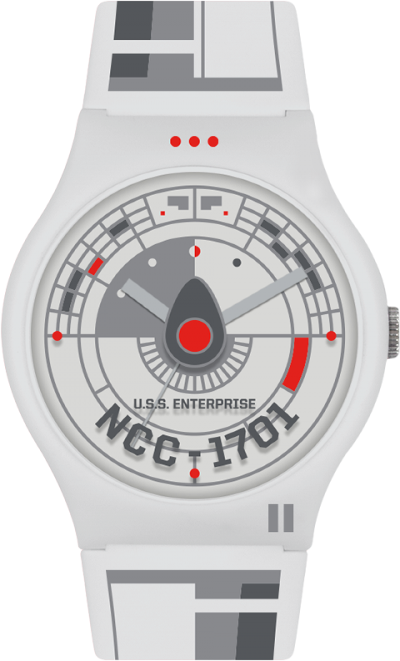 Star Trek U.S.S. Enterprise Clear Watch Watch by Vannen