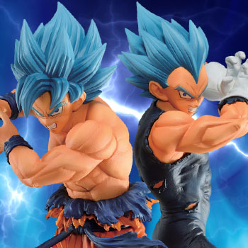 Goku and Vegeta (Super Saiyan God Super Saiyan)