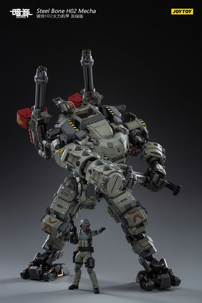 Details about   Scale Action Figure Robot STEEL BONE 2 Color Heavy Firepower Mecha GOD OF WAR