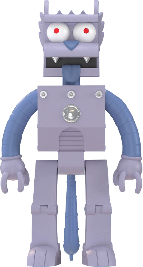 Super 7 Robot Scratchy Figure