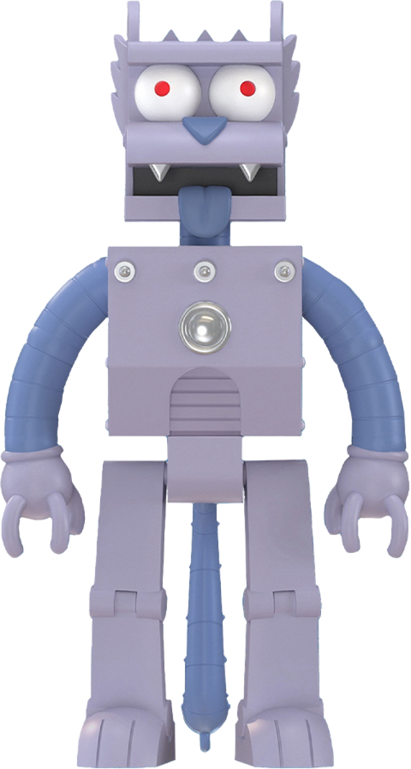 Robot Scratchy Action Figure by Super 7