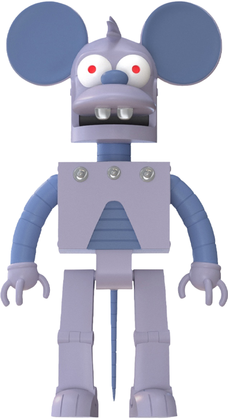 Robot Itchy Action Figure by Super 7