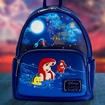 Loungefly The Little Mermaid Ariel Fireworks Mini Backpack, Multi