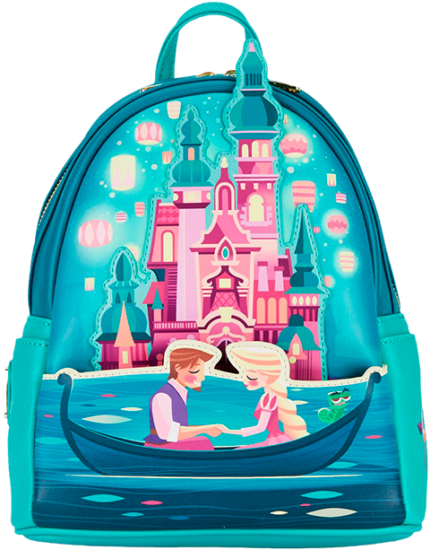 Loungefly Tangled Princess Castle Mini Backpack Apparel
