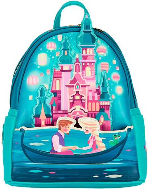 loungefly disney castle mini backpack