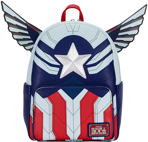 Loungefly Falcon Captain America Cosplay Mini Backpack Apparel