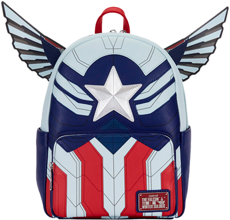 Falcon Captain America Cosplay Mini Backpack Backpack by Loungefly