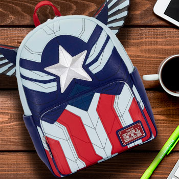 captain america loungefly backpack