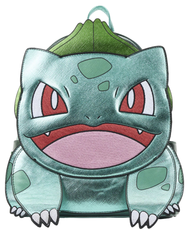 Metallic Bulbasaur Mini Backpack Backpack by Loungefly