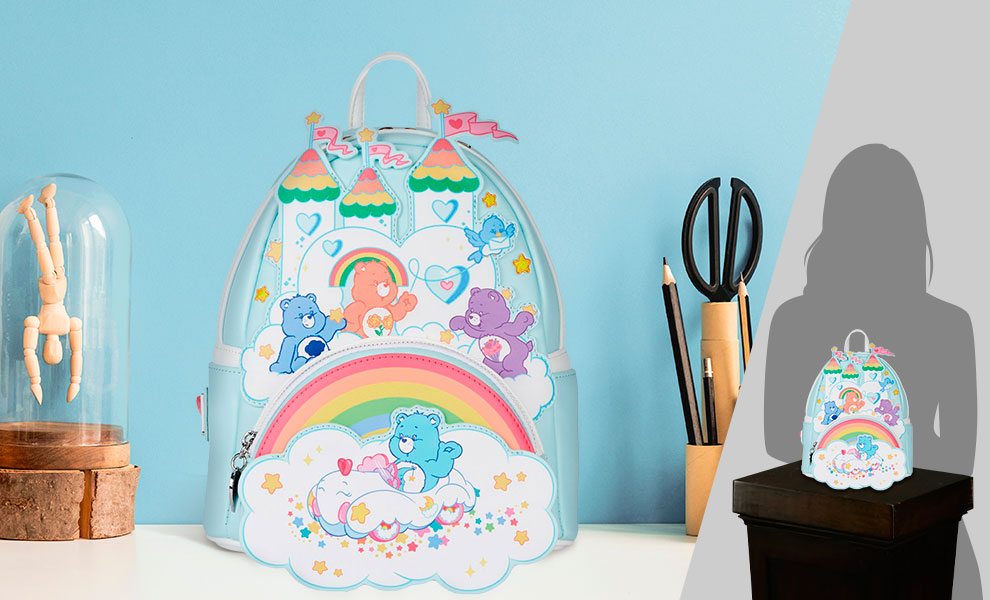 Gallery Feature Image of Care Bears Care-A-Lot Castle Mini Backpack Apparel - Click to open image gallery