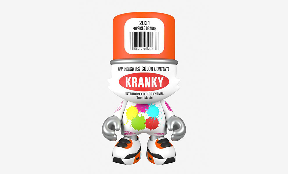Gallery Feature Image of Popsicle Orange SuperKranky Designer Collectible Toy - Click to open image gallery