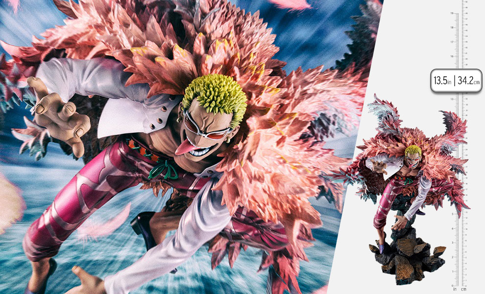 Gallery Feature Image of Portrait of Pirates “Heavenly Demon” Donquixote Doflamingo Collectible Figure - Click to open image gallery