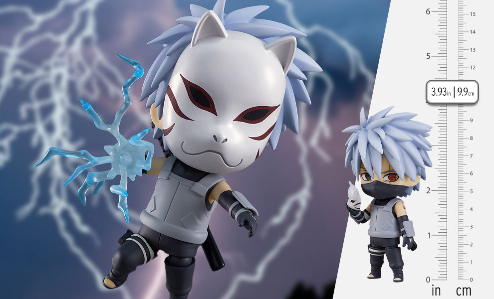 Gallery Feature Image of Kakashi Hatake: Anbu Black Ops Version Nendoroid Collectible Figure - Click to open image gallery