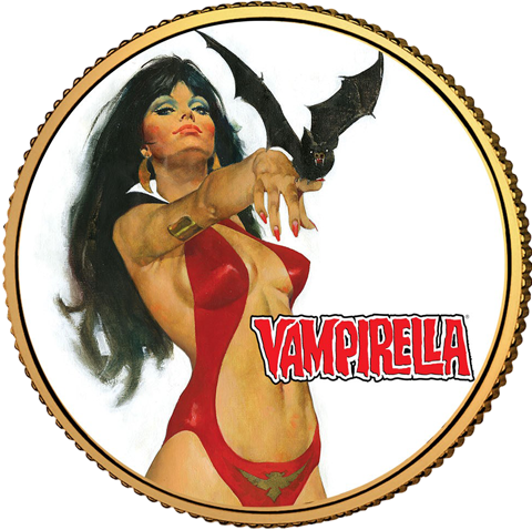 Dynamite Entertainment Vampirella (Jose Gonzales) Gold Coin Gold Collectible