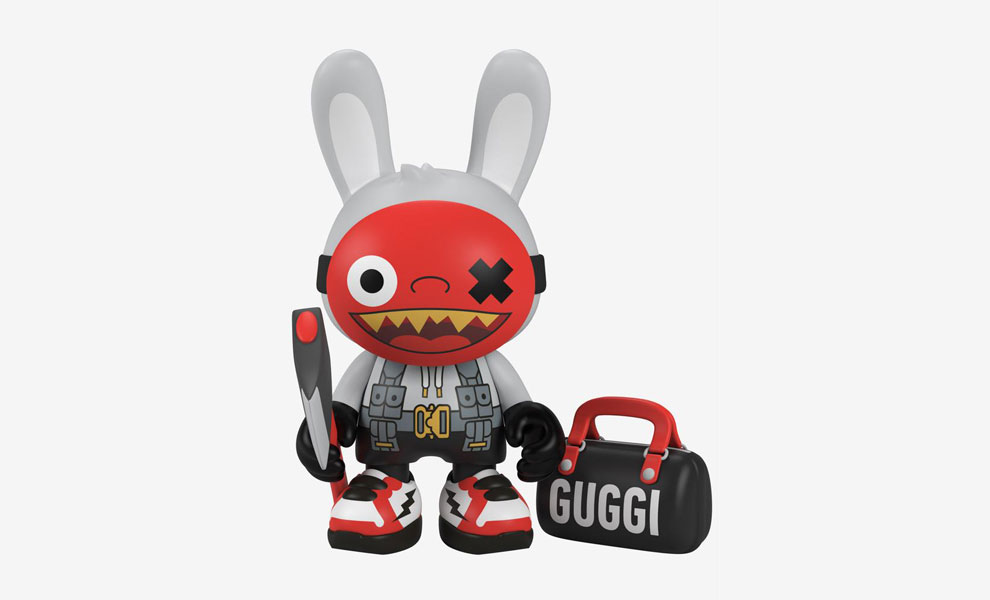 Gallery Feature Image of "Bad Bunny" Fashion EDC SuperGuggi Designer Collectible Toy - Click to open image gallery