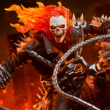 Ghost Rider Sixth Scale Diorama by PCS