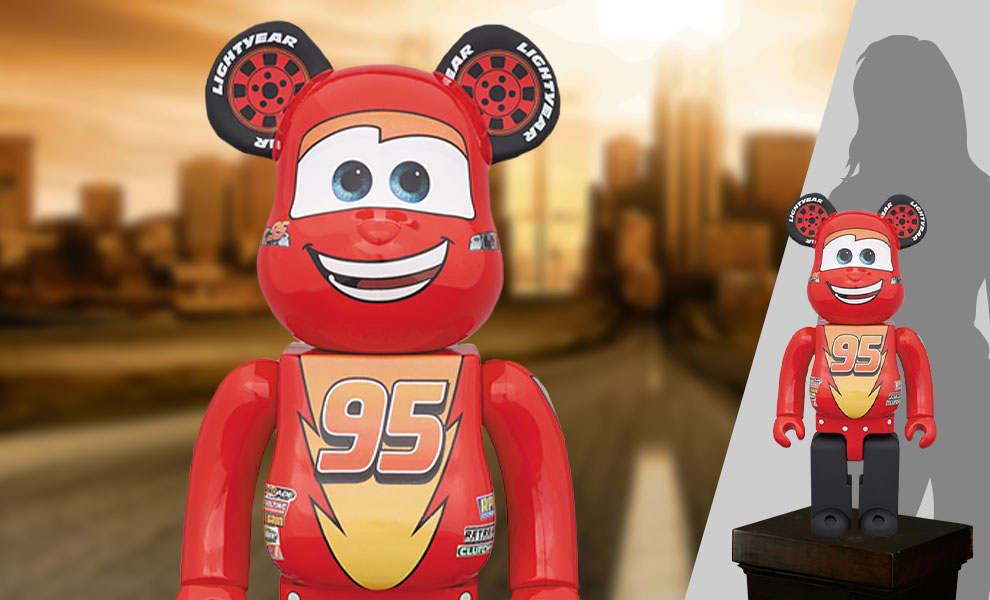 Gallery Feature Image of Be@rbrick Lightning McQueen 1000% Bearbrick - Click to open image gallery