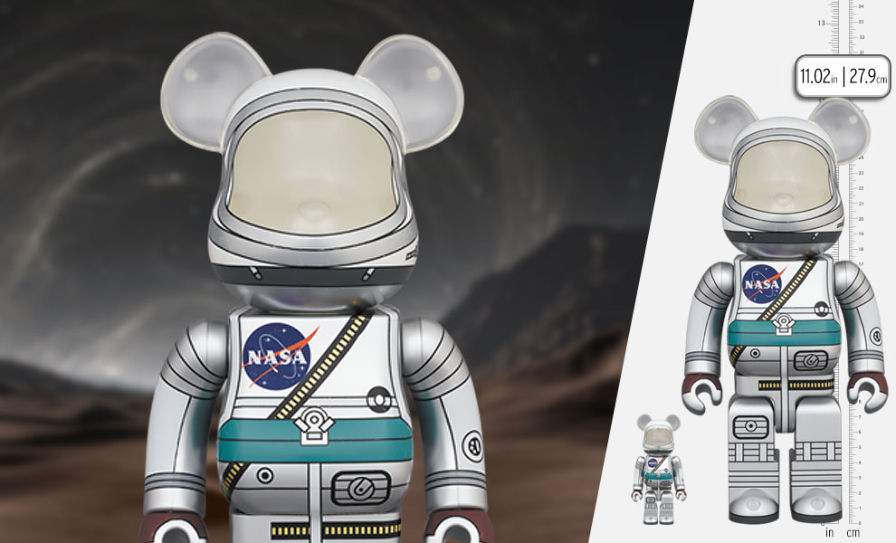 Be@rbrick Project Mercury Astronaut 100％ and 400％ Set by Medicom