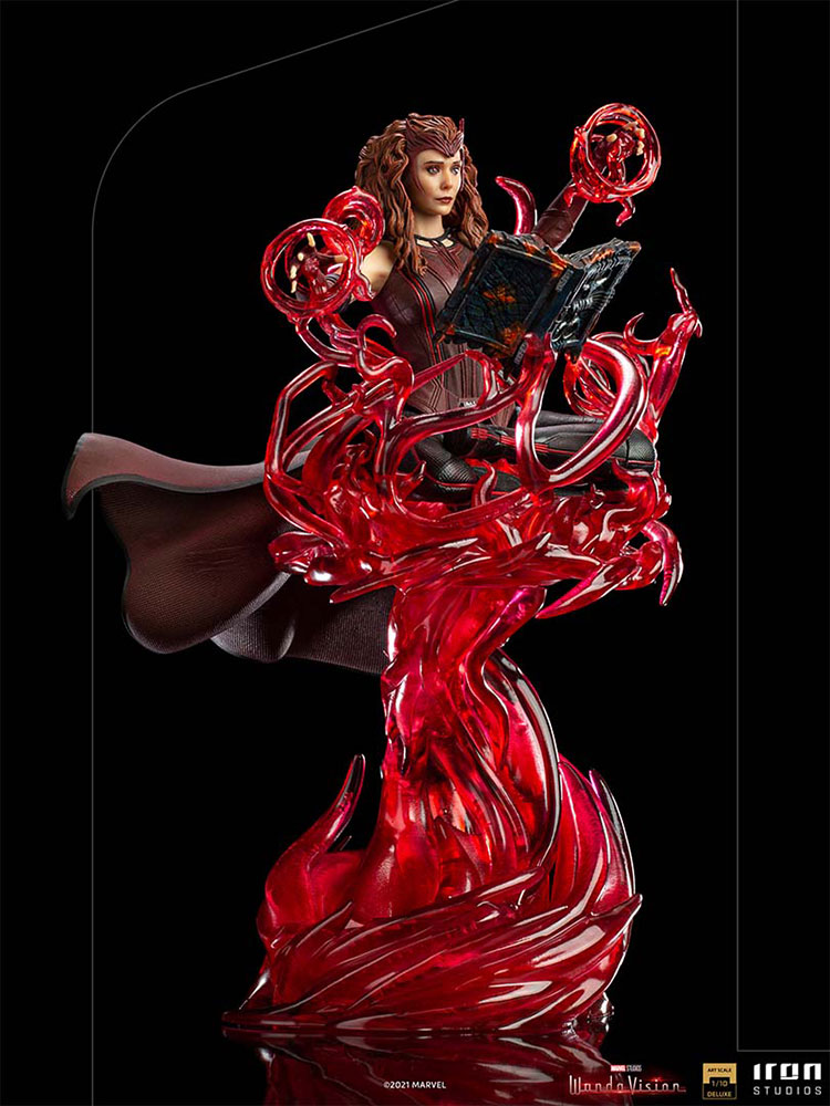 IRON STUDIOS : Scarlet Witch Deluxe 1:10 Scale Statue Scarlet-witch-deluxe_marvel_gallery_6154d67083c9b