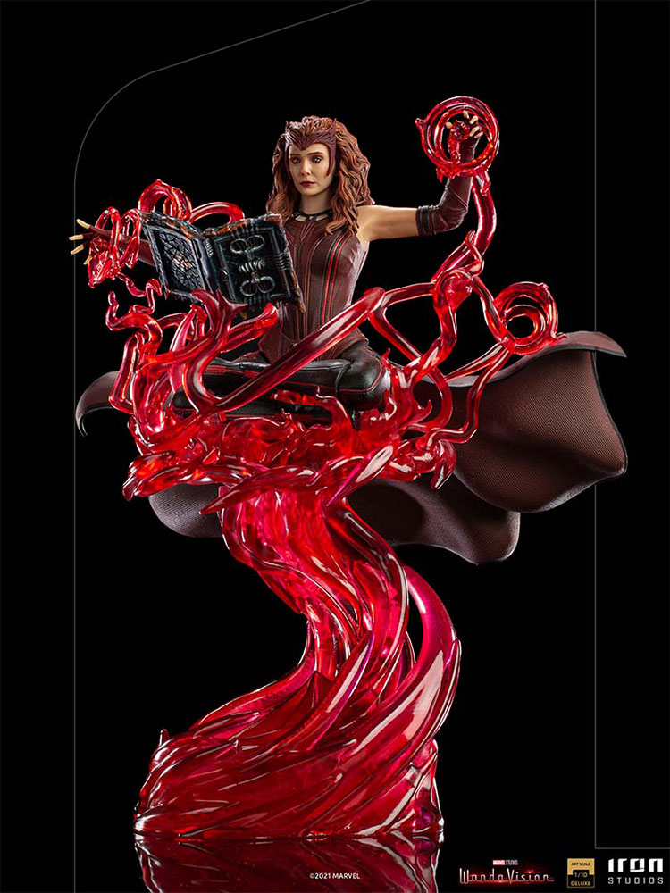 IRON STUDIOS : Scarlet Witch Deluxe 1:10 Scale Statue Scarlet-witch-deluxe_marvel_gallery_6154d671be92f
