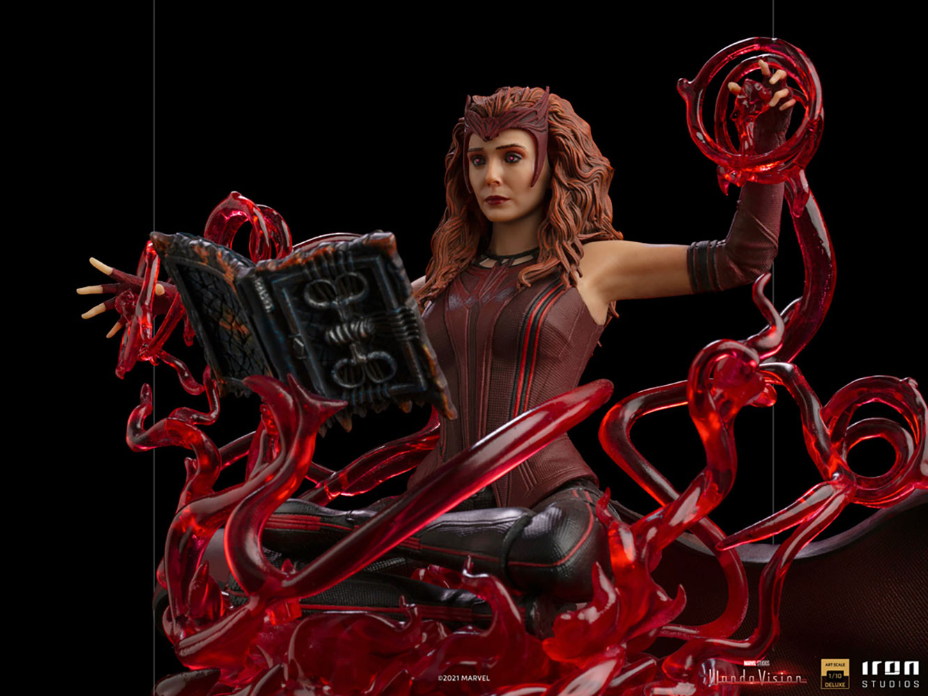 IRON STUDIOS : Scarlet Witch Deluxe 1:10 Scale Statue Scarlet-witch-deluxe_marvel_gallery_6154d6726b071