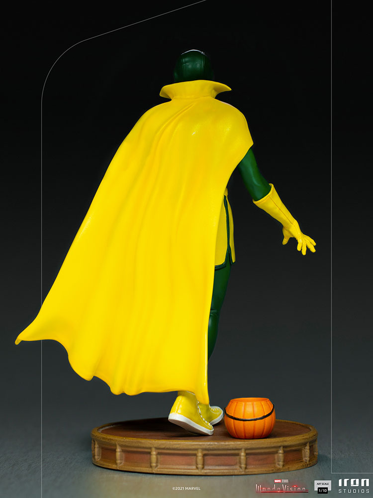 IRON STUDIOS : Wandavision -  Vision Halloween Version 1:10 Scale Statue Vision-halloween_marvel_gallery_61576634acbd9
