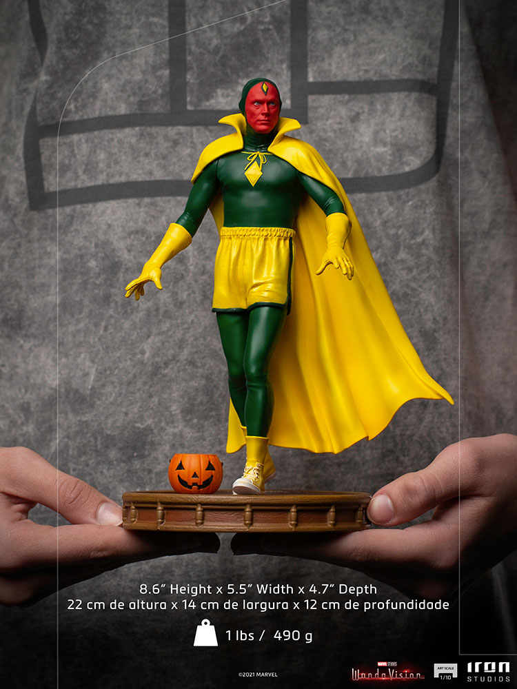 IRON STUDIOS : Wandavision -  Vision Halloween Version 1:10 Scale Statue Vision-halloween_marvel_gallery_6157663847dc5