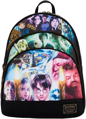 Harry Potter Trilogy Triple Pocket Mini Backpack Backpack