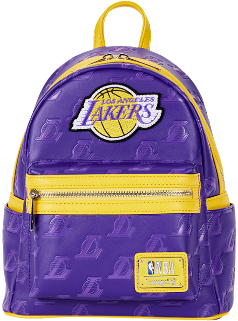 Loungefly Lakers Debossed Logo Mini Backpack Apparel